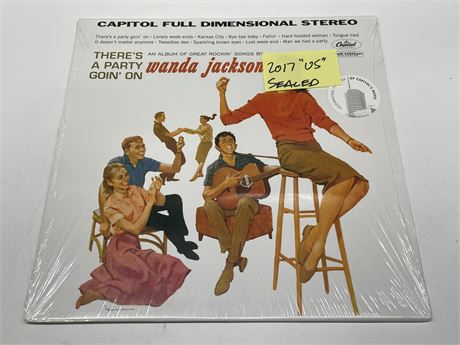SEALED WANDA JACKSON 2017 US PRESSING - THERE’S A PARTY GOIN’ ON