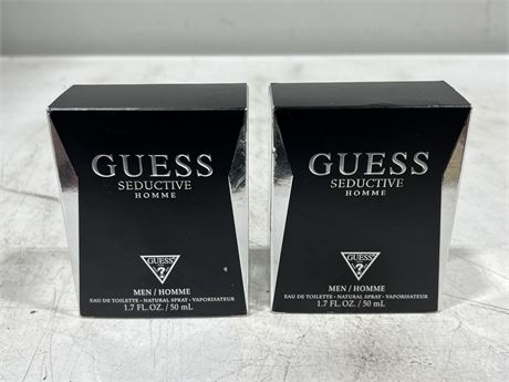 2 NEW GUESS COLOGNES - 50ML