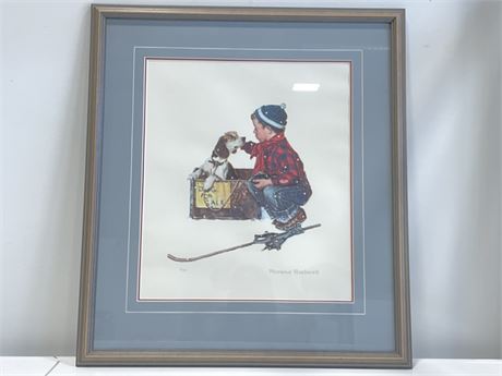 #1/700 LIMITED EDITION NORMAN ROCKWELL PRINT (25”X28”)
