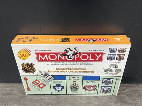 SEALED 1999 NHL COLLECTORS EDITION MONOPOLY