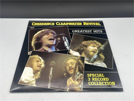 CREEDENCE CLEARWATER REVIVAL - GREATEST HITS - 3LP EDITION - NEAR MINT (NM)