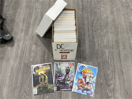 BOX OF MISC DC COMICS - NO DOUBLES