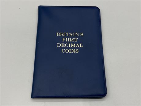 BRITAIN’S FIRST DECIMAL COINS