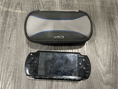 PSP WITH CARRY CASE (UNTESTED)