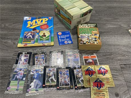 LOT OF 1990s MLB CARDS & COLLECTABLES
