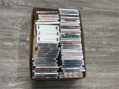 SMALL BOX OF SEALED CDS / CD BOX SETS