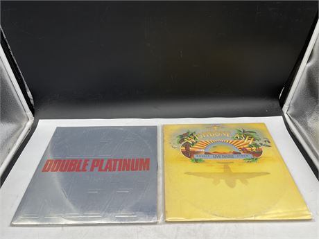 2 MISC DOUBLE LP RECORDS - VG (SLIGHTLY SCRATCHED)