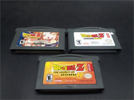 COLLECTION OF DRAGON BALL Z GAMES - VERY GOOD CONDITION - GBA