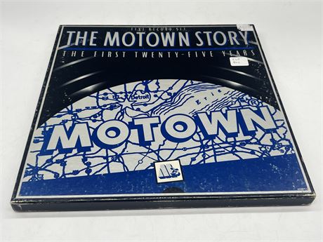5 LP SET THE MOTOWN STORY - THE FIRST TWENTY FIVE YEARS - NEAR MINT (NM)