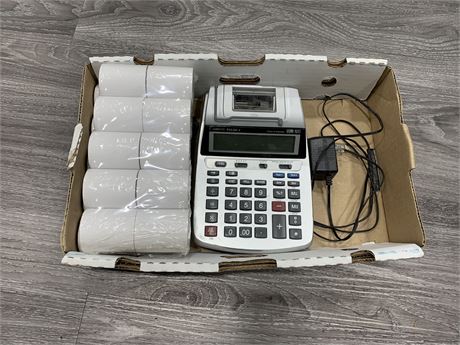 CANON CALCULATOR (battery & electrical with tapes)