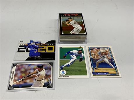 50 MLB STARS CARDS