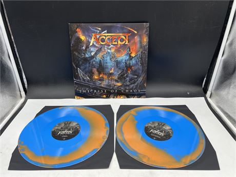 2017 HEAVY METAL - ACCEPT - THE RISE OF CHAOS - LIMITED ED. DOUBLE SWIRL VINYL