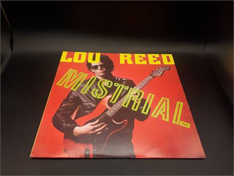 LOU REED - MISTRIAL (VG) VERY GOOD CONDITION - VINYL