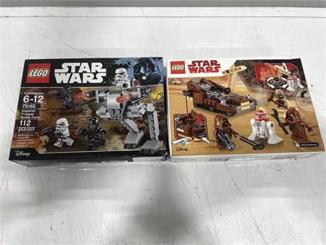 2 SEALED LEGO STAR WARS 75165 & 75198