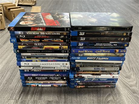 LOT OF MISC BLU RAYS