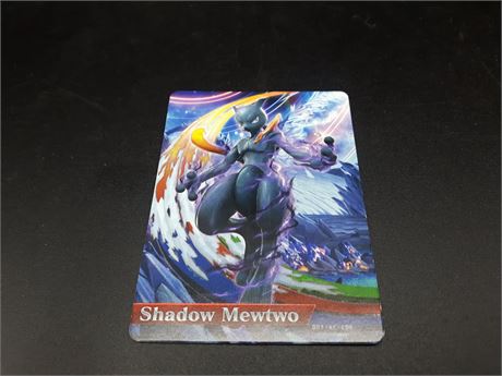 POKEMON SHADOW MEWTWO CARD - VERY GOOD CONDITION