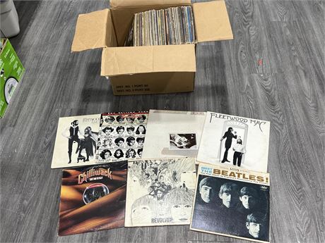 BOX OF GOOD TITLED RECORDS - CONDITION VARIES