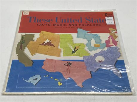 SEALED 1965 THESE UNITED STATES - FACTS, MUSIC AND FOLKLORE