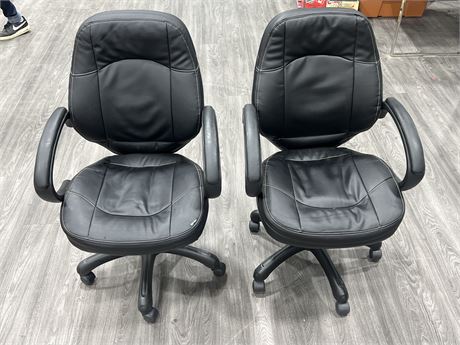 2 ADJUSTABLE OFFICE CHAIR -  EXCELLENT CONDITION