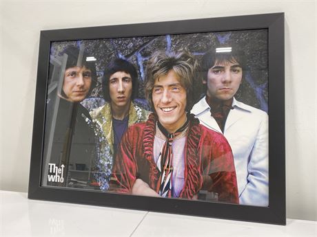 FRAMED “THE WHO” PICTURE (37.5”x27.5”)