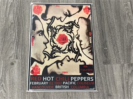 RED HOT CHILLI PEPPERS POSTER (12”X18”)