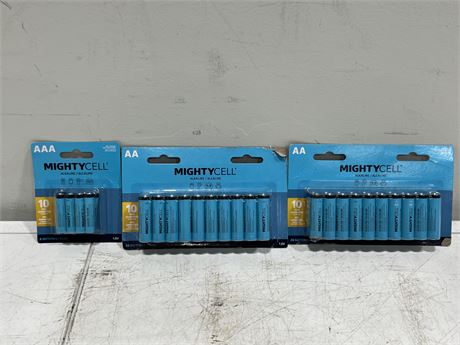 (NEW) AA / AAA MIGHTY CELL BATTERIES