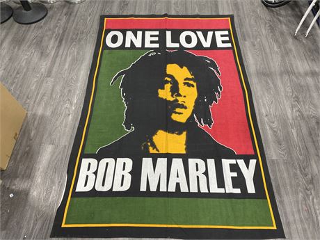 BOB MARLEY “ONE LOVE” FABRIC BANNER 4.6’ x 7’