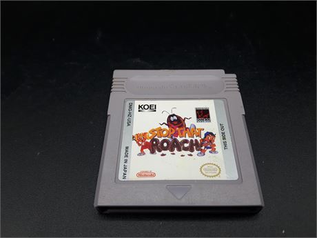 STOP THAT ROACH - VERY GOOD CONDITION - GAMEBOY