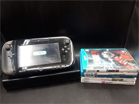 WII U CONSOLE - TURNS ON - MAY NEED SOME REPAIRS - AS IS