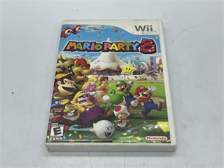 MARIOPARTY 8 - WII - COMPLETE WITH MANUAL