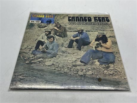 SEALED 2014 - CANNED HEAT - LIVE AT TOPANGA CORRAL BLUE VINYL