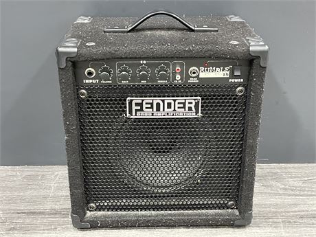 FENDER RUMBLE 15 BASS GUITAR AMP (14” TALL)
