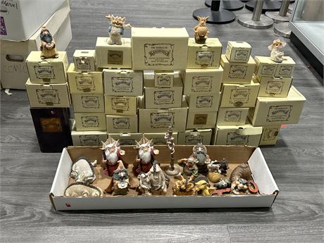 LARGE LOT OF KRYSTONIA FIGURES - MOST W/BOX