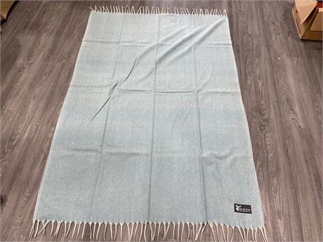 (NEW) ED N’OWK COLLECTION 100% WOOL BLANKET (55”x78”)