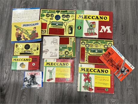 1950s MECCANO 0, 1, 2, 302 & B SETS