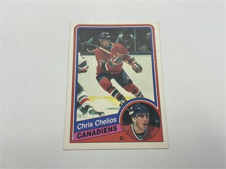 OPC CHRIS CHELIOS ROOKIE CARD - HAS SOME SMALL CREASES