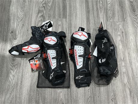 2 SETS OF NEW MOTO PADS - ELBOW & KNEE SIZE L/XL