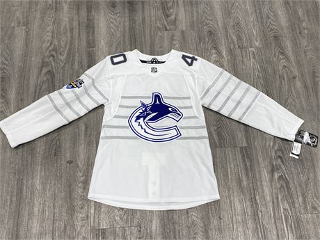 ELIAS PETTERSSON ALL-STAR JERSEY W/TAGS & FIGHT STRAP - SIZE 44
