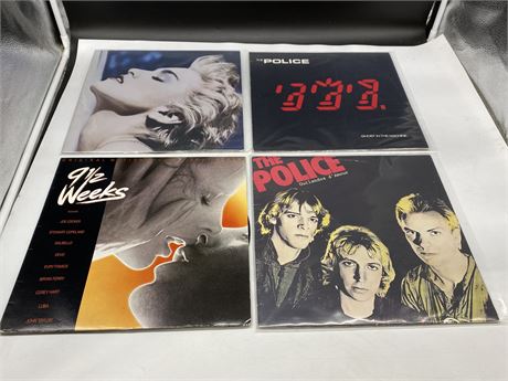 4 MISC RECORDS - VG (Slightly scratched)