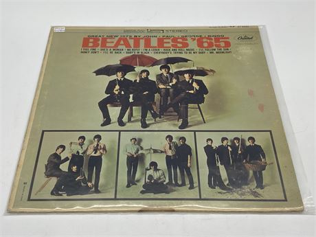 THE BEATLES - BEATLES ‘65 - VG (slightly scratched)