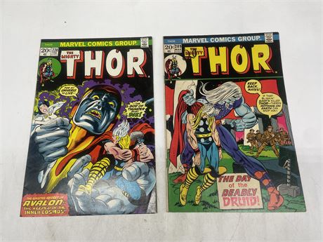 THE MIGHTY THOR #209, & #220