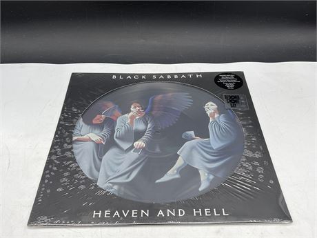 SEALED - BLACK SABBATH - HEAVEN AND HELL - PICTURE DISC