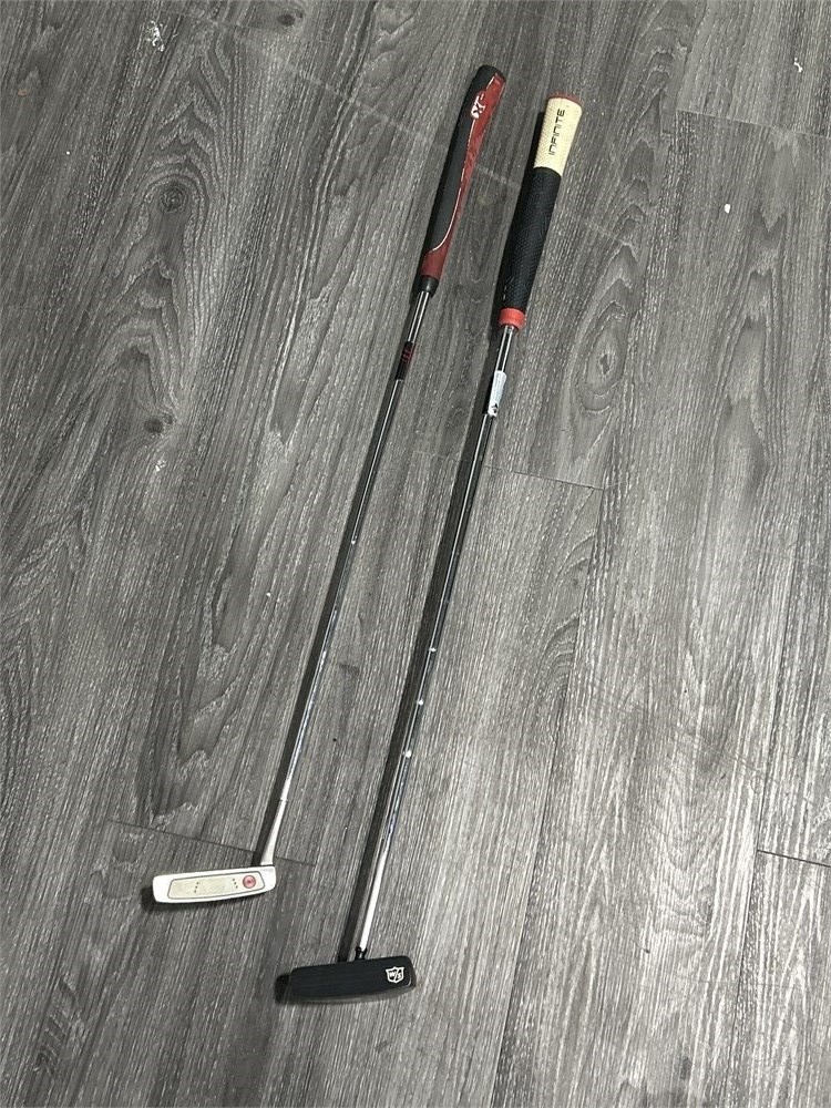 Urban Auctions - 2 RIGHT HAND ODYSSEY WHITE HOT + WILSON STAFF PUTTERS