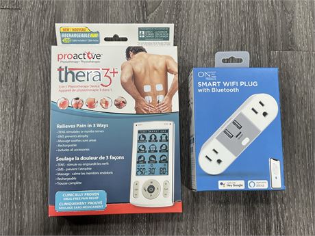 (NEW) THERA 3 IN 1 PHYSIOTHERAPY DEVICE & NEW SMART WIFI PLUG