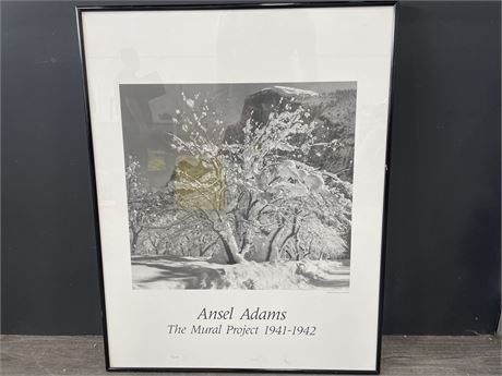 ANSEL ADAMS THE MURAL PROJECT 1941-1941 22”x21”