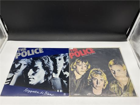(2) THE POLICE RECORDS - VG+