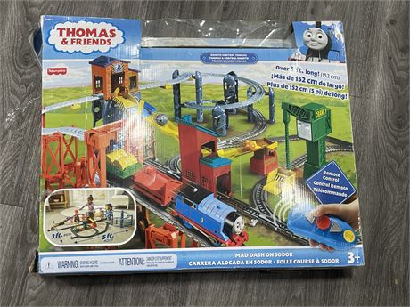 THOMAS AND FRIENDS MAD DASH ON SODOR COMPLETE OPEN BOX