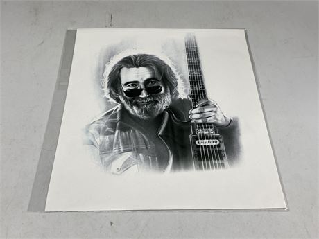 JERRY GARCIA CANVAS DRAWING (9”x10”)