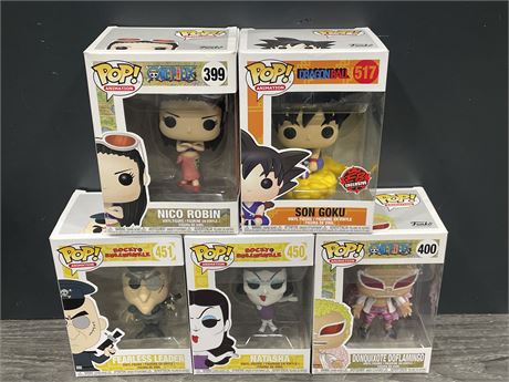 5 NEW ANIMATION FUNKO POPS