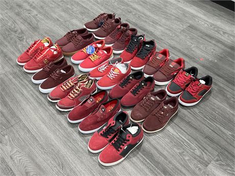 15 NEW PAIRS OF ETNIES SKATEBOARDING / LIFESTYLE SHOES